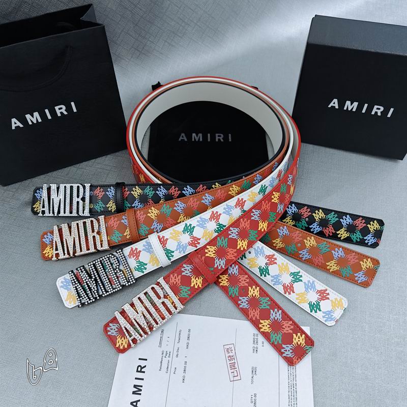 Amiri belt 38mmX90-125cm lb124